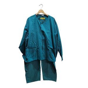 Medline XXXL scrub set 29 green